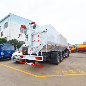 Camión de alimentación a granel Sinotruck HOWo 8x4 Euro 2 volumen del tanque 40cbm 20 toneladas camión de alimentación de pollos para la venta - Product Image 5