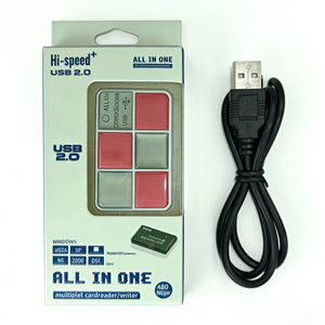 Lecteur et graveur de cartes OTG tout-en-un haute vitesse pour téléphones, ordinateurs et tablettes, pas de pilote nécessaire, transfert de données direct - Product Image 1
