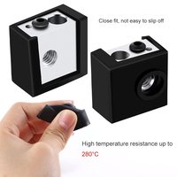 Funda de Silicona para Bloque Calefactor Creality AMUS-LD-3D-AC-Silicone Cover-5P para Impresoras 3D B09LLG3KN4-Para Ender 3/3 Pro/3 V2