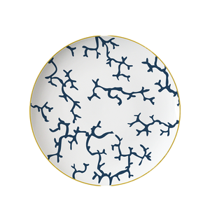 Brett <span class=keywords><strong>Creative</strong></span> Bone China Cerámica Tinta Flores y Platos de Árbol Juego <span class=keywords><strong>Durable</strong></span> Boda Evento Bistec Cena Vajilla - Product Image 2