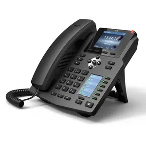 Fanvil X4 2.8 pouces écran couleur SIP téléphone Double écran couleur prend en charge le téléphone IP POE Voip Sip