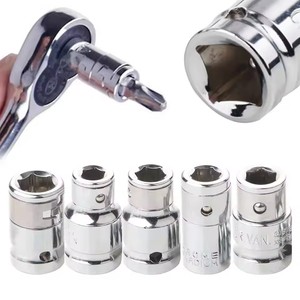 Adaptateur universel de douille à cliquet 1/4 1/2 adaptateur d'embout hexagonal en acier pour convertisseur de douille à impact multi-outils électronique grand public - Product Image 4