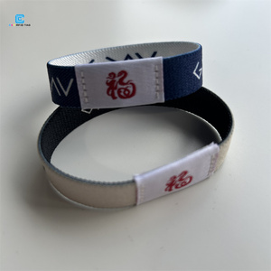 Vente en gros personnalisable Polyester élastique RFID Bracelet réutilisable T5577 Bracelet de sport <span class=keywords><strong>Code</strong></span> QR 13.56MHz pour carte de visite Hôtel - Product Image 6