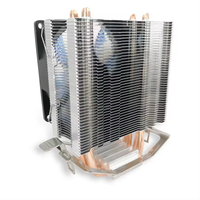 Ventilateur de refroidissement CPU pour ordinateur de jeu Cool Storm High Performance RGB Heatpipe avec roulement fluide en cuivre et aluminium pour processeurs Intel