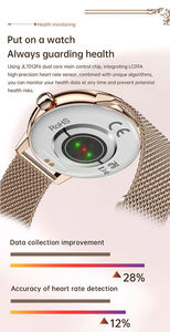 Montre connectée pour femmes G208, écran tactile complet, étanche IP67, modes multisports, tracker de fitness, montre connectée - Product Image 6