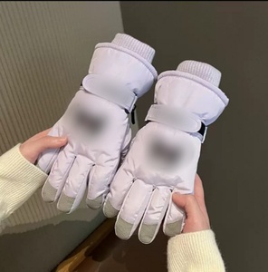 Winter Cartoon Puppy Ski Waterproof Thermal Fleece Lined Warm Snowboarding Windproof Cold-Proof Unisex <strong>Cute</strong> Fingerless <strong>Gloves</strong> - Product Image 6