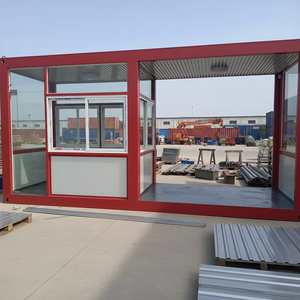 Bureau conteneur TOPPRE en acier léger, cabine de sécurité d'<span class=keywords><strong>entrée</strong></span> en acier galvanisé, poste de garde, <span class=keywords><strong>maison</strong></span> conteneur - Product Image 1