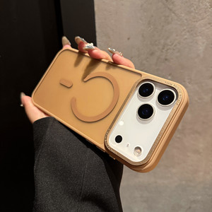 Factory Luxury Metal Camera Protection Phone Case Translucent Magnetic Frosted Mobile Phone Cases for IPhones 15 16 17 Pro Max