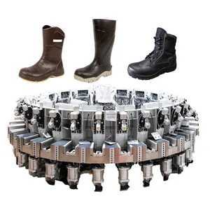 Otomatik DIP ayakkabı yapma makinesi döner TPU/PU enjeksiyon makinesi ayakkabı taban makinesi