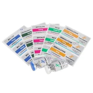 Paper Material And Medicine Usage 10Ml Vial Labels For Anabolic