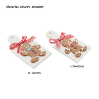 Nouveau doux poterie pain d'épice homme biscuits arbre de noël suspendus décoration pain sol pour la maison pendentif intérieur cadeaux ornements