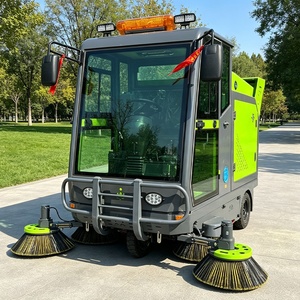 <span class=keywords><strong>Camion</strong></span> balayeuse routière électrique 48V autopropulsé à quatre brosses avec réservoir d'eaux usées de 200L, machine de nettoyage - Product Image 1