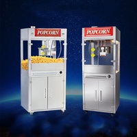 Machine à pop-corn au caramel commercial à haute productivité en acier inoxydable grande machine à pop-corn industrielle