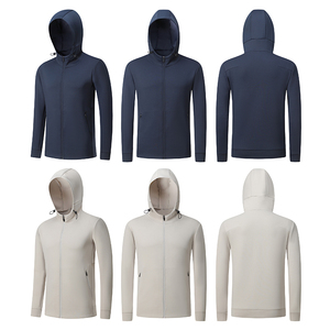 Chaqueta con capucha ligera con protección UV para hombre de alta calidad, abrigo de piel transpirable de secado rápido para actividades de verano - Product Image 5