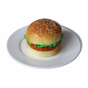 Oferta Especial: Hamburguesa de Queso Súper Realista, Decoración Navideña para Ventanas de Restaurantes, Fiestas y Eventos, Material PU - Product Image 3