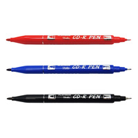 Stylo d'art à double tête en or blanc japonais CPM-29, stylo de signature pour conférence, marqueur