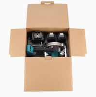 Scie circulaire portative sans fil à batterie lithium-ion, machine de découpe multifonctionnelle rechargeable pour le travail du bois