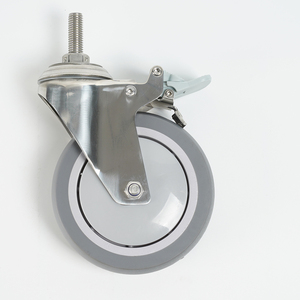 Hot Sale 3/4/5inch 90/120/135kg TPR Rollen rollen 5 Zoll <span class=keywords><strong>125mm</strong></span>, Lenkrad gummi - Product Image 6