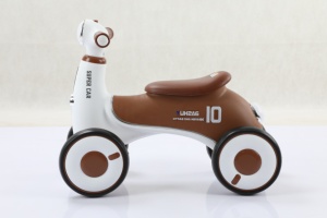 Mini Auto <span class=keywords><strong>Cavalcabile</strong></span> a 4 Ruote in PVC, <span class=keywords><strong>Bici</strong></span> Senza Pedali per Bambini 2-4 Anni - Product Image 2