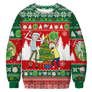 2024 ZHUNA Winter High Quality Funny Cute Classy Custom <strong>Mens</strong> <strong>Xmas</strong> <strong>Jumpers</strong> Big and Tall Ugly Christmas Sweater - Product Image 5