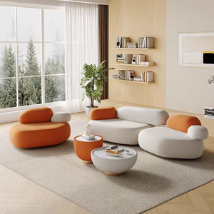 Modern Modular <b>Sofa</b>, Tufted Fabric, Rectangular, Suitable for Living Room, <b>Single</b> <b>Sofa</b> Set. - Product Image 2