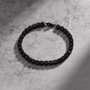 Hip Hop Punk Jewelry Gold Plated Stainless Steel Cuban Link Chain <b>Bracelets</b> for Men Women - Product Image 3