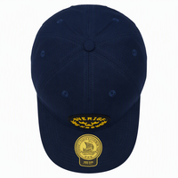 Casquette de baseball 6 panneaux avec patch en caoutchouc vintage, respirante, imperméable, formelle, décontractée, unisexe, pour toutes les saisons, sport, voyage