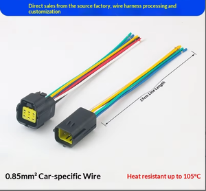 Konektor Isolasi PBT Tahan Air Seri AMP1.8 untuk Otomotif, Kabel Sambungan Steker Jantan Betina 1-16 Pin untuk Elektronik Mobil - Product Image 6