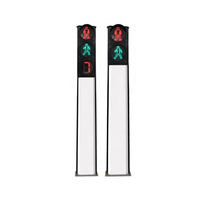 Hepu 150W solaire LED feu de signalisation rouge vert piéton croisement réverbères IP65 pour route