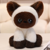 Jouets en peluche chat mignons en 5 styles, doux et moelleux, parfaits pour les cadeaux d'enfants, la décoration de bureau et les compagnons confortables