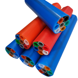 Tuyau flexible en micro-conduits HDPE à 7 voies avec noyau en silicone à faible friction pour conduit de câble à fibre optique soufflé à l'air - Product Image 1