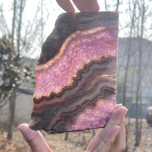 300-400g Espécimen de Cristal al por Mayor, Artesanía de Cristal, Rodaja de Amatista y Ágata, Escultura Curativa Hecha a Mano para Decoración del Hogar - Product Image 3