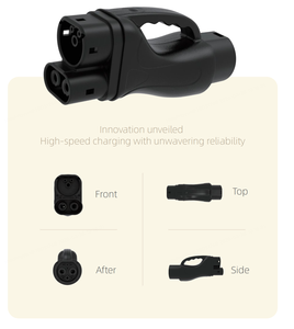 อะแดปเตอร์ชาร์จรถยนต์ไฟฟ้ากระแสตรงแบบเร็ว 1000V 300A GBT เป็น CCS2 สำหรับรถยนต์ยุโรป เช่น Benz EQ, BMW, BYD, VW ID, Audi, Smart, Volvo, Tesla, CHERY, Geely - Product Image 1