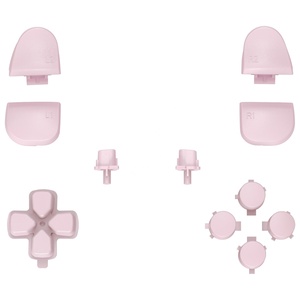 ปุ่ม DIY สีชมพู ชุดปุ่ม D-pad R1 L1 R2 L2 ทริกเกอร์ ปุ่มแชร์ ปุ่มตัวเลือก ปุ่มหน้าจอ ชุดปุ่มครบชุดสำหรับคอนโทรลเลอร์ PS5 รุ่น BDM-030/040/050 - Product Image 1