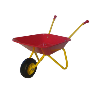 Großhandel Little Sand Toy Kinder Gartengeräte Metall Schubkarre Handwagen Wagen Kinder wagen WB0102 - Product Image 3
