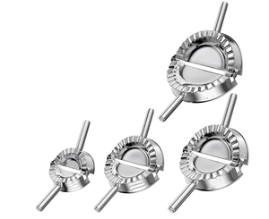 Juego <span class=keywords><strong>de</strong></span> Moldes para Hacer <span class=keywords><strong>Empanadas</strong></span> y Dumplings <span class=keywords><strong>de</strong></span> Acero Inoxidable con <span class=keywords><strong>Cortador</strong></span> <span class=keywords><strong>de</strong></span> Masa para Ravioli, Pierogi, <span class=keywords><strong>Empanadas</strong></span> y Calzones - Product Image 1