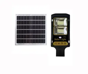 Ip65 açık su geçirmez sokak lambası güneş ışığı 100W Abs entegre hepsi bir Led güneş enerjili sokak ışığı 10 600W 80 DC 6V