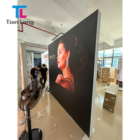 Bingkai Poster Aluminium LED, Booth Pameran, Bingkai Poster Dinding, Lightbox Kain, Papan Iklan Pameran Dagang, Light Box