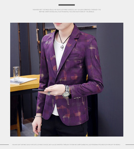 M-3XL nuova giacca Casual da <span class=keywords><strong>uomo</strong></span> in versione coreana bella giacca da giovane alla moda per adulto - Product Image 5