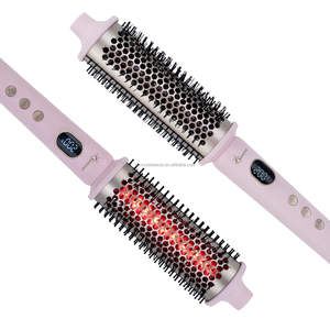 <span class=keywords><strong>Brosse</strong></span> <span class=keywords><strong>Chauffante</strong></span> Céramique Ionique 2-en-1 : Peigne Thermique Volumisant Infrarouge pour Cheveux, <span class=keywords><strong>Brosse</strong></span> Électrique <span class=keywords><strong>Chauffante</strong></span> - Product Image 3