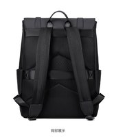 Nouveau Sac à Dos de Voyage et d'Affaires 2026 en PU Polyester Imperméable Léger 15-20L avec Bretelles à Coussin d'Air Couleur Unie Grande Capacité pour l'École