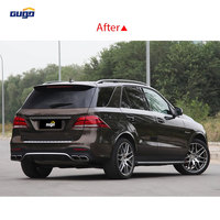 GUGO 2015-2018 Diffuseur arrière de classe GLE-GLS W166-X166 Embouts d'échappement pour pare-chocs avant Upgrade pour le modèle GLE63 New Condition Payment TT