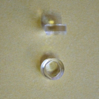 Lentille de collimateur laser en acrylique de 7 mm de diamètre pour diode laser