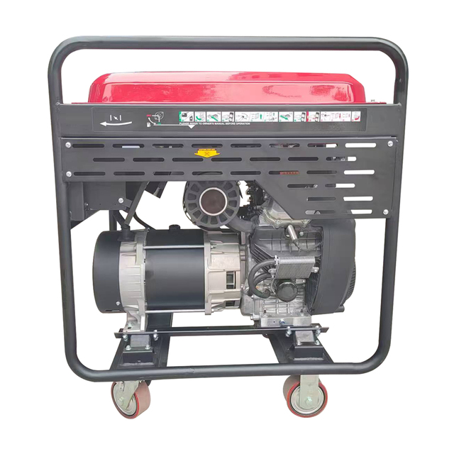 TJ15000 27HP Twin-cylinder Gasoline Generator Set 744CC Electric Start Bearing Pump 13KW House Construction Site Outdoor