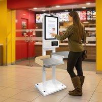 Terminal de commande automatique pour restaurant, KFC, McDonald's, restauration rapide, borne de commande, équipement, machine de paiement en libre-service 21,5 pouces