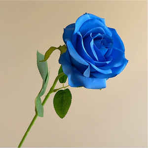 Roses artificielles en velours en gros, en vrac, rouges, blanches, bleues, roses, noires, violettes, fleurs décoratives personnalisées - Product Image 4