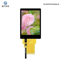 QTSS 2,8 Zoll TFT IPS Display 240x320 Auflösung ST7789T3 LCD-Modul Weiße LED-Hintergrundbeleuchtung 350cd/m² Helligkeit RTP CTP Fabrik