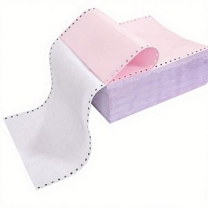 Papier autocopiant NCR 2 feuillets, 9-1/2 x 11 pouces, alimentation continue, 1000 feuilles, pour imprimantes matricielles, papier 2 brins - Product Image 1