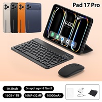 Nouvelle tablette PC Pad 17 Pro, écran capacitif HD de 10,1 pouces, appareil photo 16MP+32MP, stockage 16Go+1To, 4G/5G GSM Wi-Fi, processeur MTK