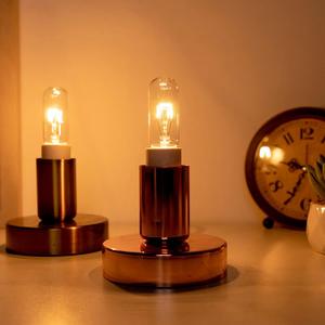 Lampe de <span class=keywords><strong>hotte</strong></span> T25 à vente directe d'usine avec douille E14, <span class=keywords><strong>ampoule</strong></span> halogène incandescente <span class=keywords><strong>40W</strong></span>, verre, blanc chaud 2700K, dimmable - Product Image 4